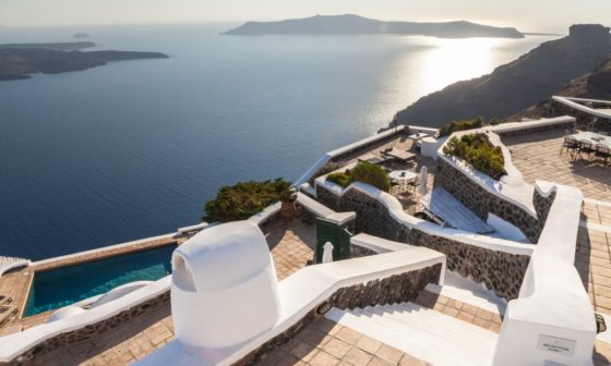 honeymoon in santorini