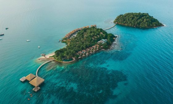 Island from above min