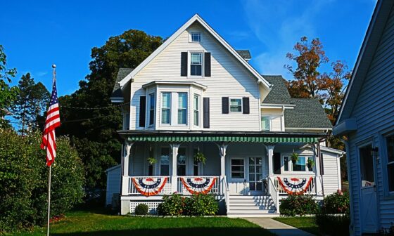 a beautiful main house