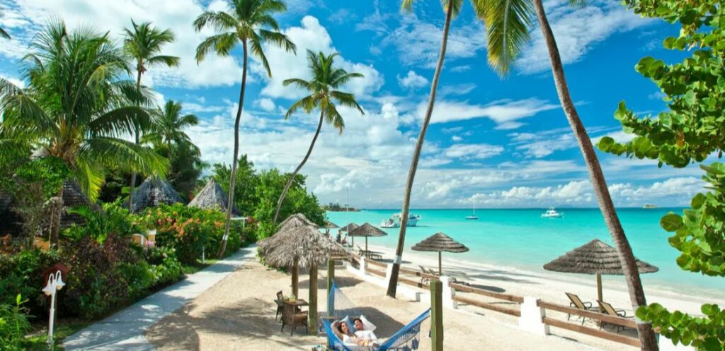 1. Stay at a comfortable resort