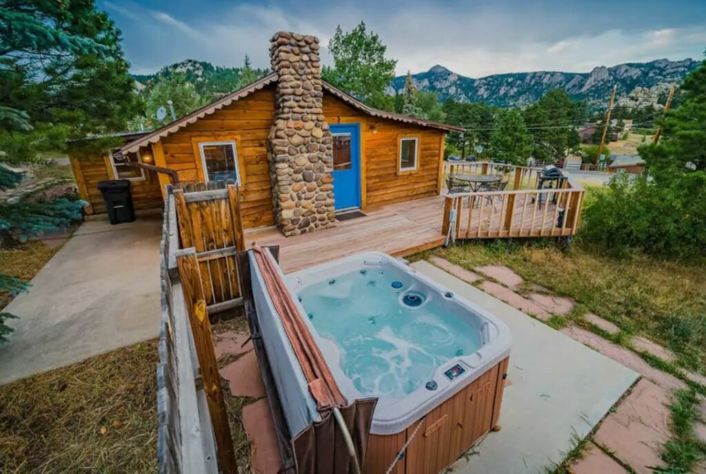 Historic Downtown Cabin, one of the top romantic cabins in Colorado.