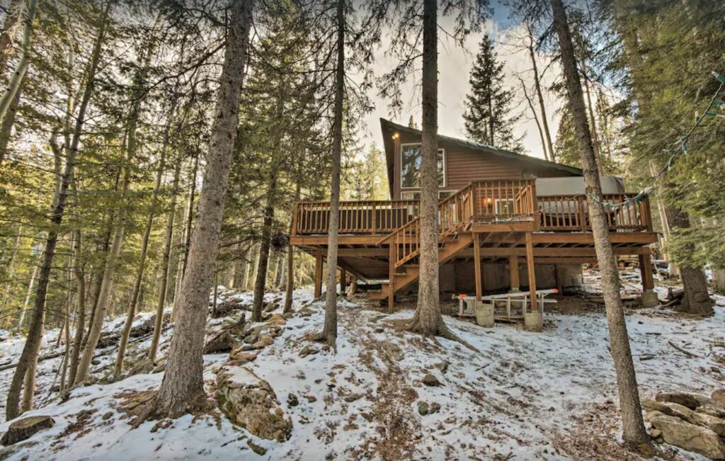 Idaho Springs Cabin, one of the top romantic cabins in Colorado.