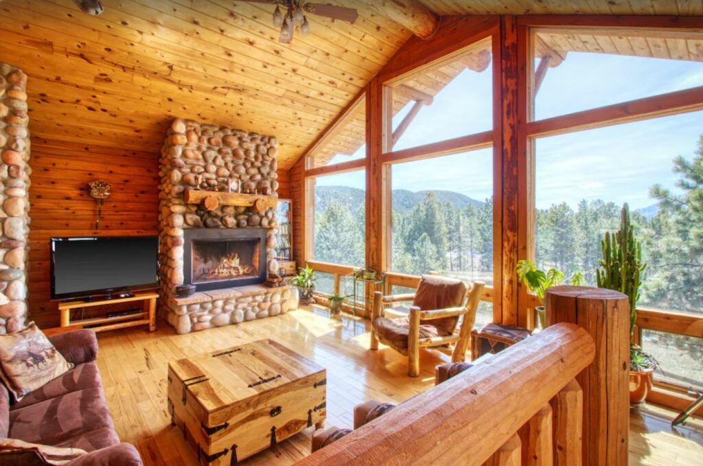 Mills Ranch Cabin, one of the top romantic cabins in Colorado.