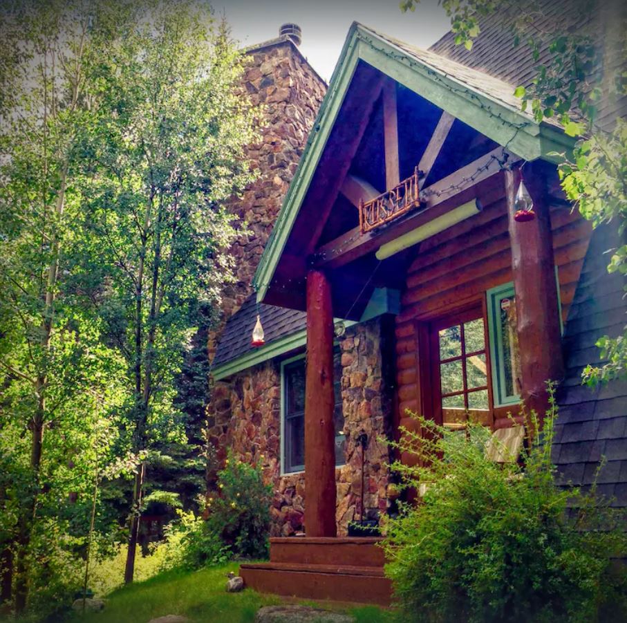 River Front Mountain Cabin, one of the top romantic cabins in Colorado.