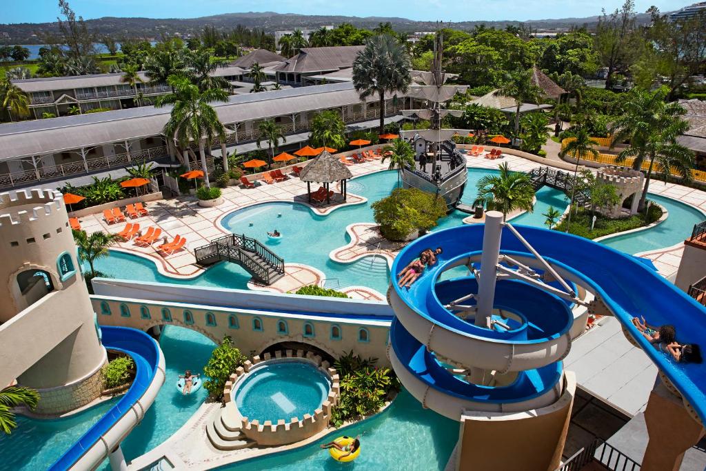 Sunset Beach Resort Spa Waterpark, one of the best nude beach resorts in Jamaica.